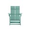 Flash Furniture Sea Foam Poly Resin Adirondack Rocking Chair JJ-C14709-SFM-GG - alternate 10